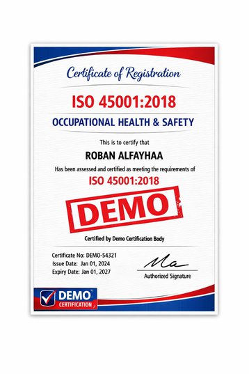 Certificate 3